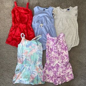 18-24 month Colorful Kids' Romper Bundle